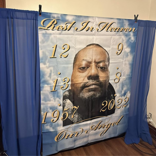 HUGE BACKDROP 56 inches by 98 inches