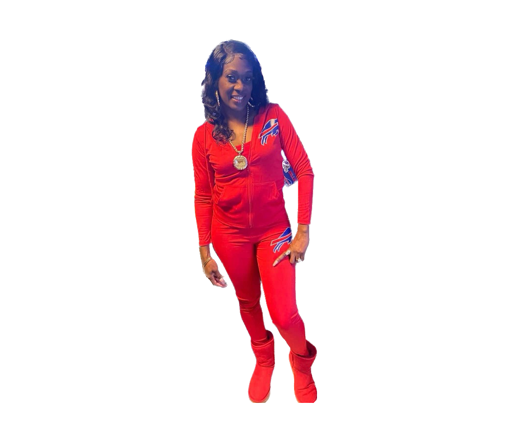 Red Buffalo Girl Gear 2 piece Hoodie Set