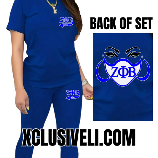 Hot Girl Zeta and Delta 2-piece Set